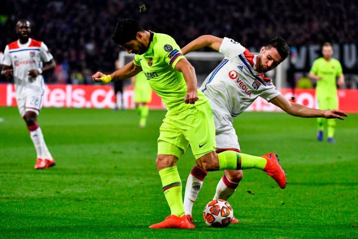 luis suarez vs lyon