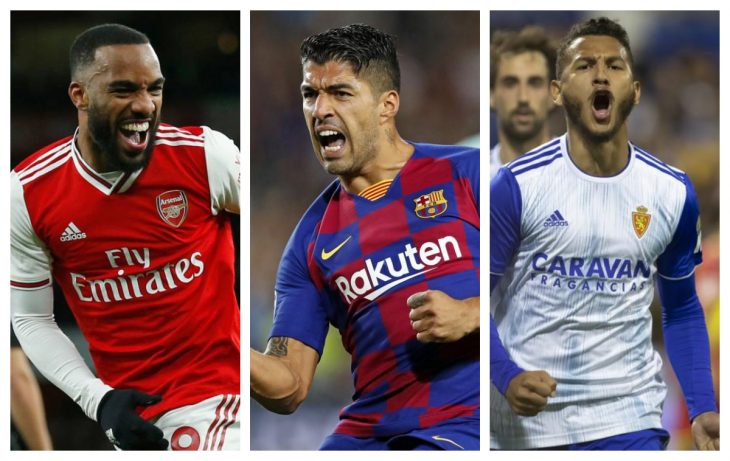 lacazette luis suarez