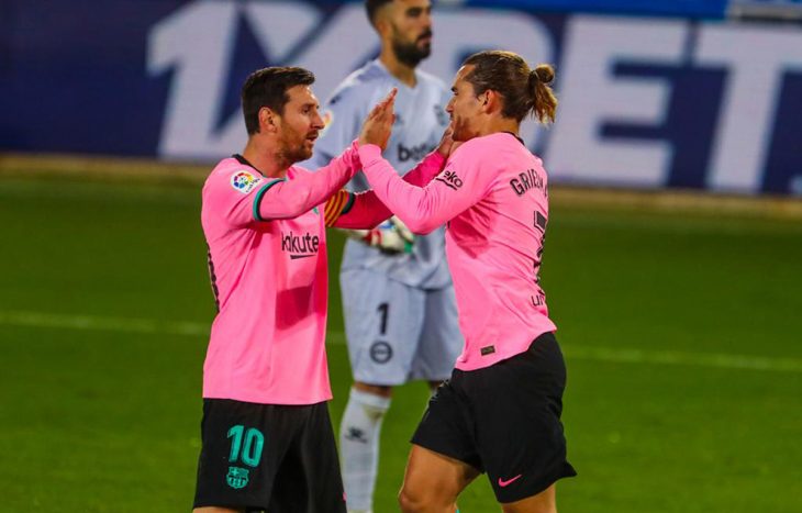 griezman messi fc barcelona